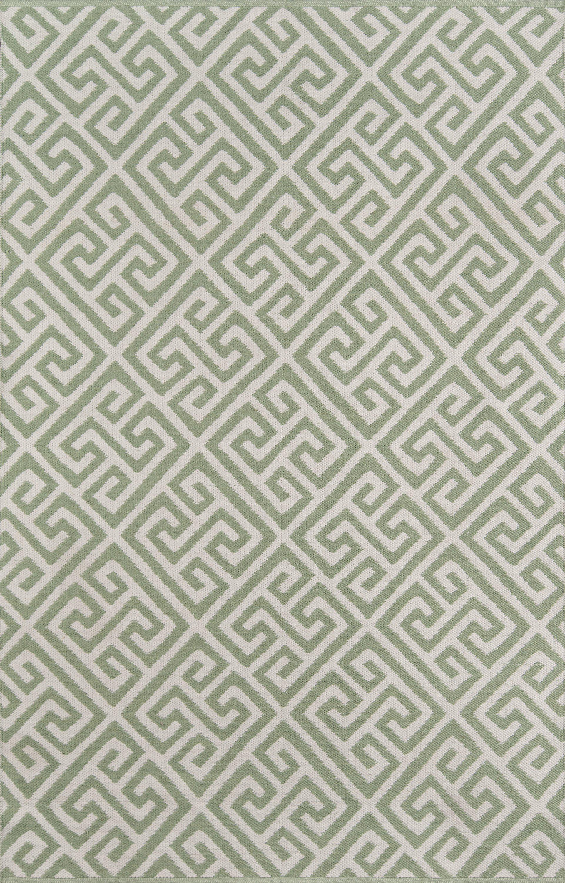 Madcap Cottage by Momeni Palm Beach Brazilian Avenue Green Indoor/Outdoor Area Rug-Area Rug-Momeni-2' X 3'-The Rug Truck