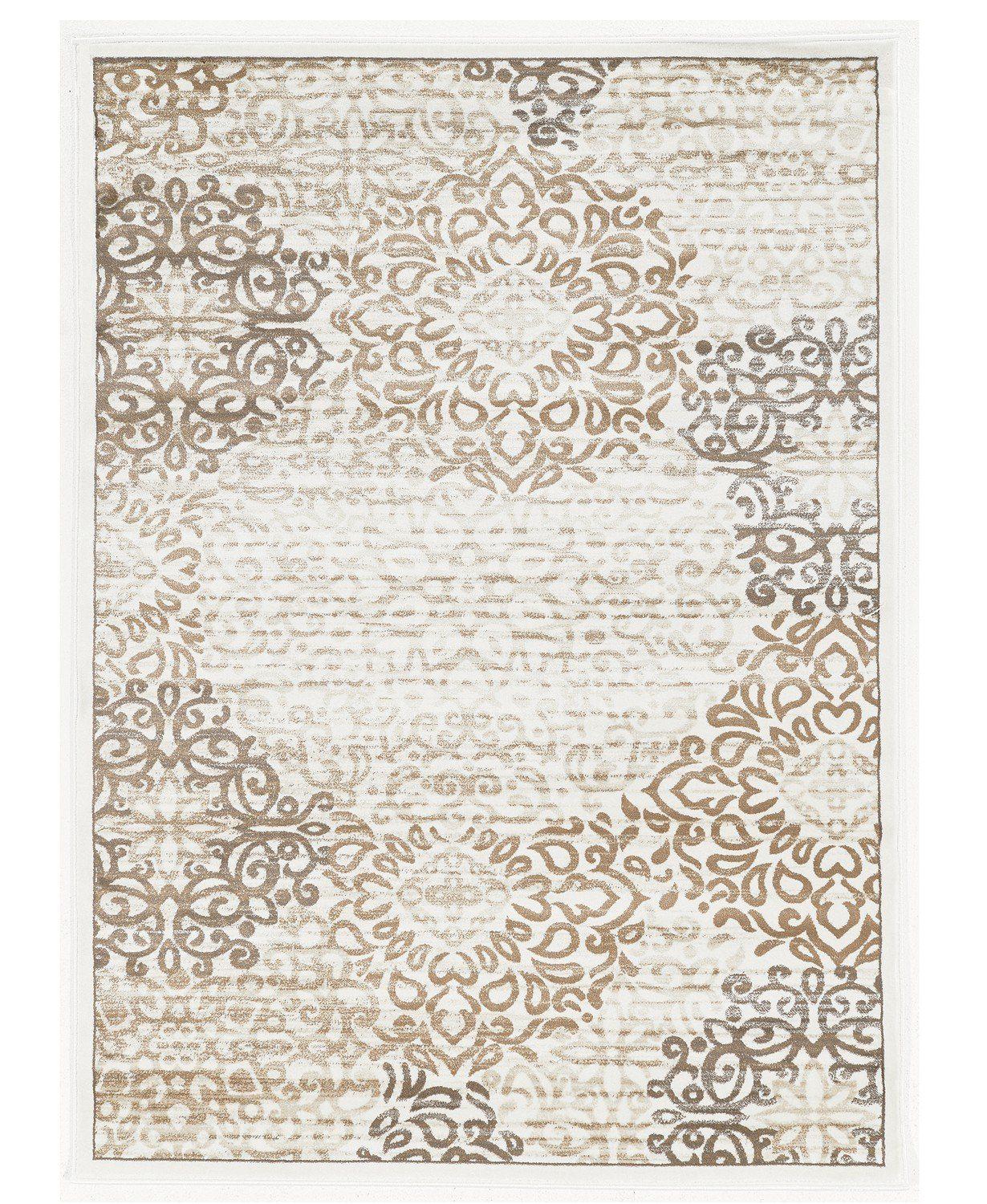 Teramo Intrigue White-Area Rugs-KM Home-The Rug Truck