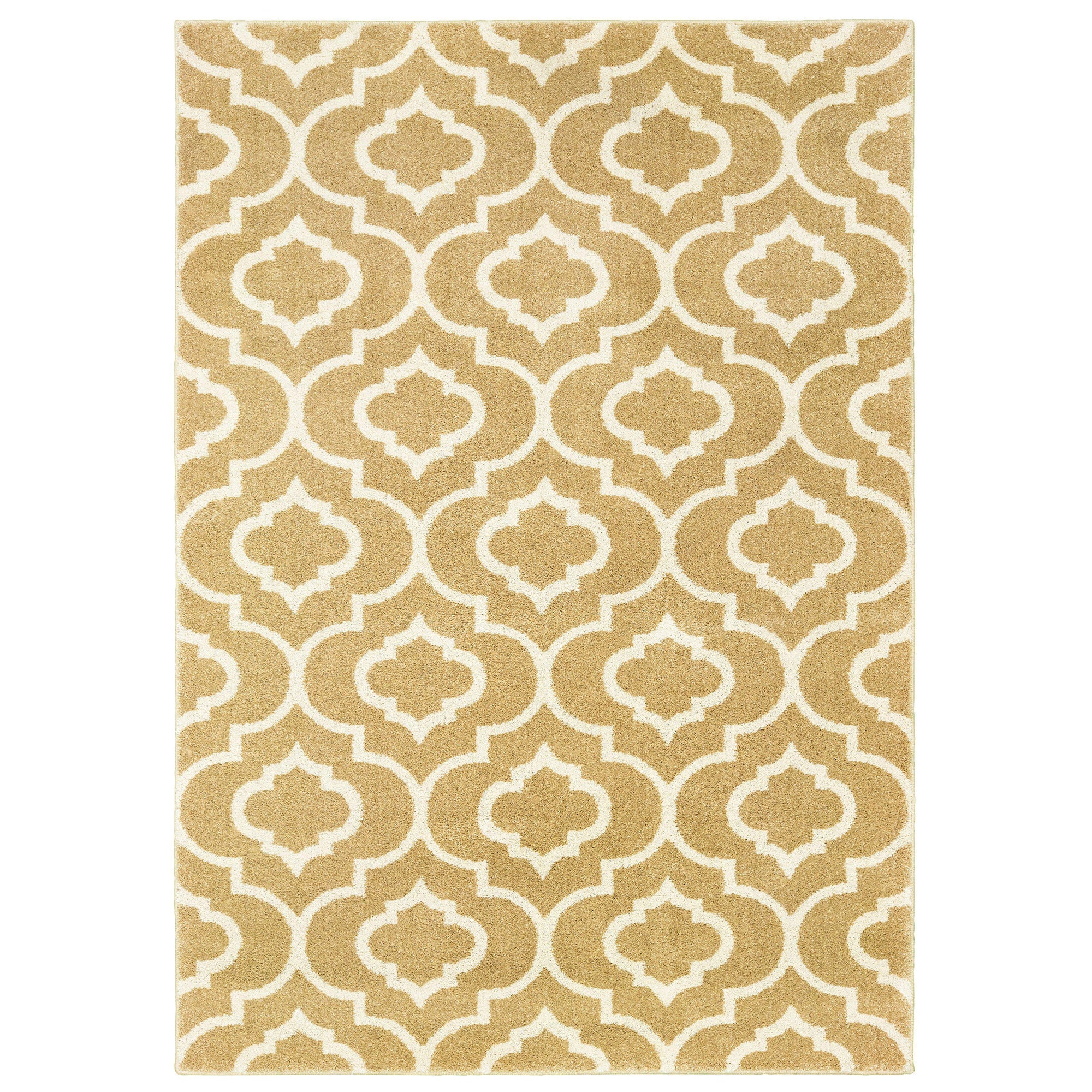 The Rug Truck Daly 9672e Gold Area Rug (7'10" X 10')