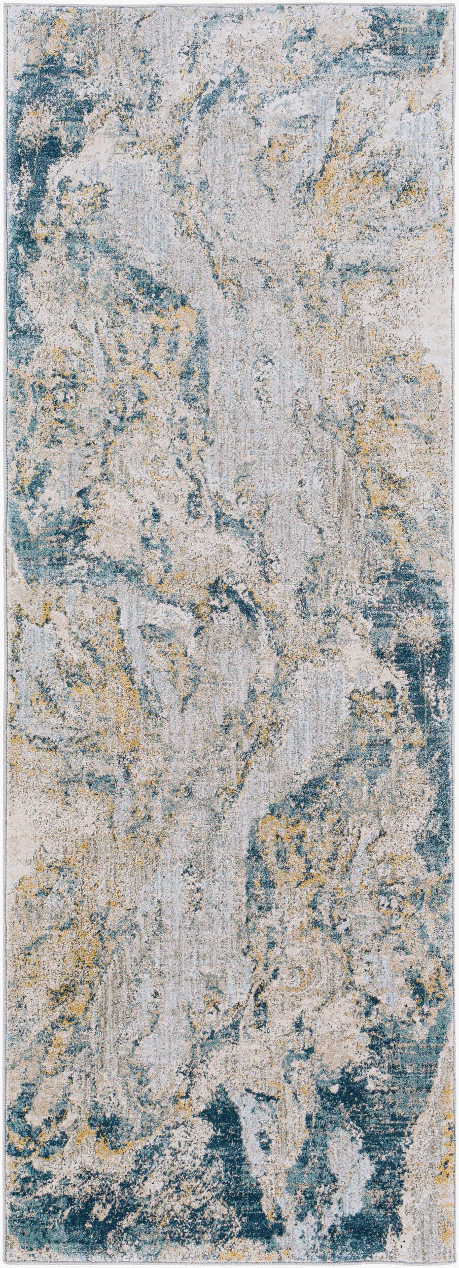 Livabliss Brunswick BWK-2309 Blue/Light Gray Area Rug - 5x8