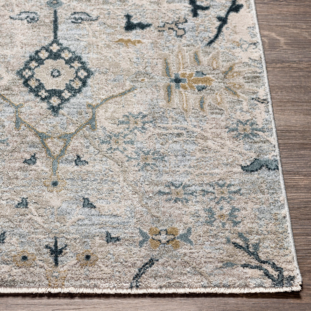 Livabliss Brunswick BWK-2316 Beige Area Rug Corner URL