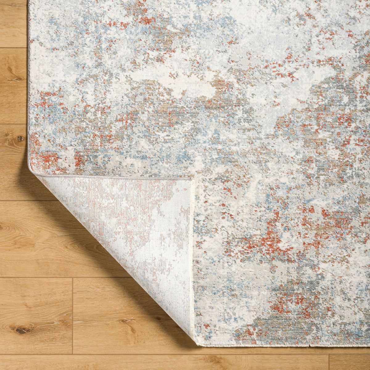 Livabliss Brunswick BWK-2323 Cream/ Blue Area Rug Texture URL