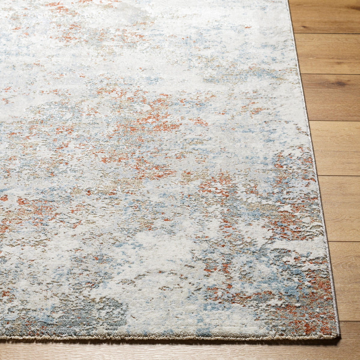 Livabliss Brunswick BWK-2323 Cream/ Blue Area Rug Corner URL