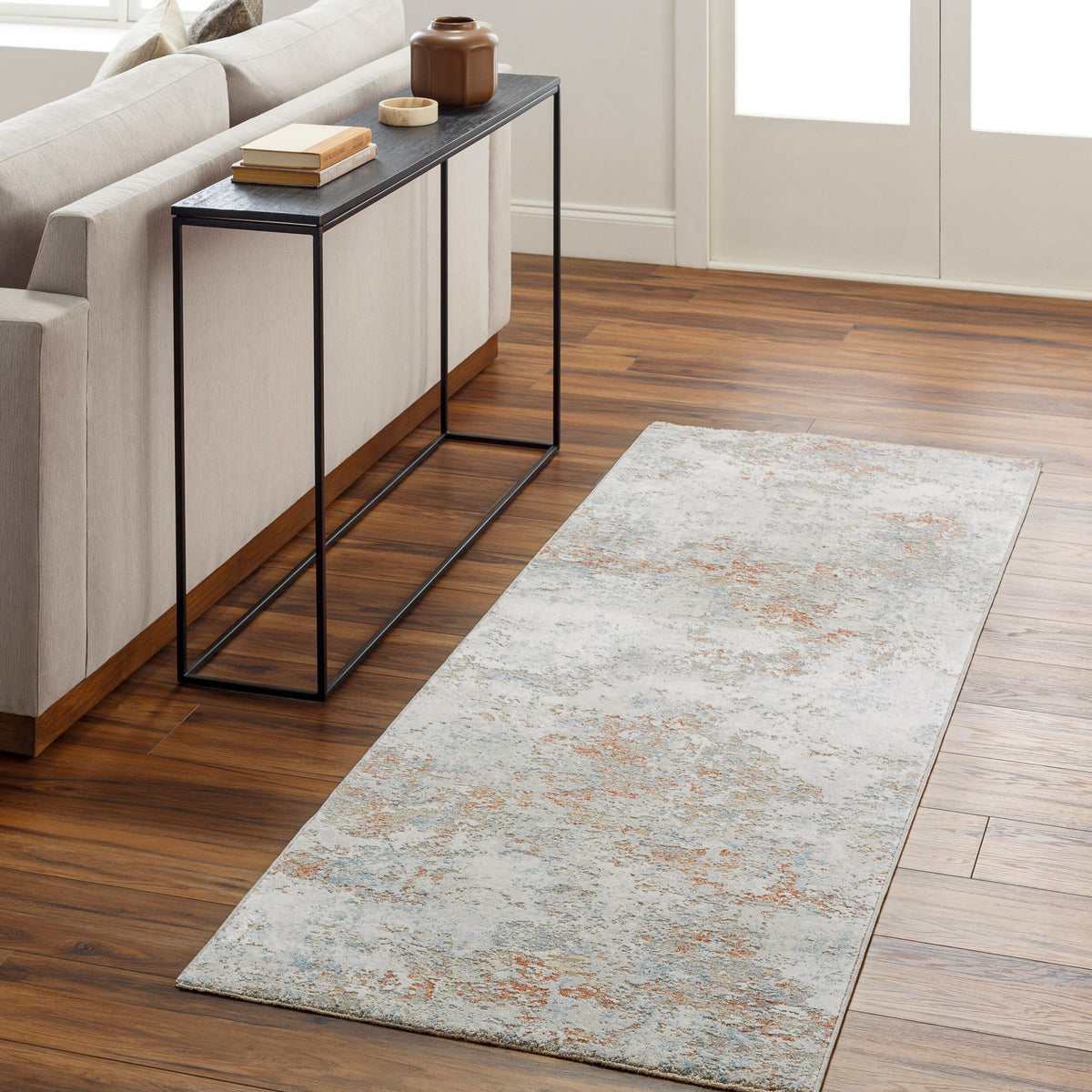 Livabliss Brunswick BWK-2323 Cream/ Blue Area Rug Environmental URL