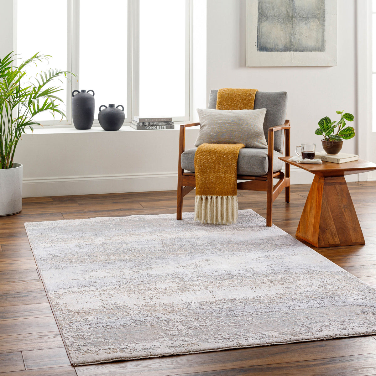 Livabliss Brunswick BWK-2326 Ivory/Gray Area Rug Environmental URL