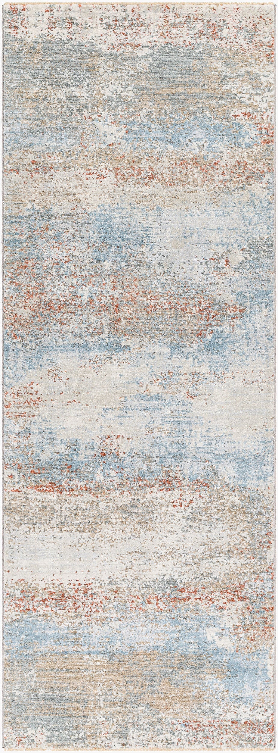 Livabliss Brunswick BWK-2327 Blue/ Tan Area Rug - runners