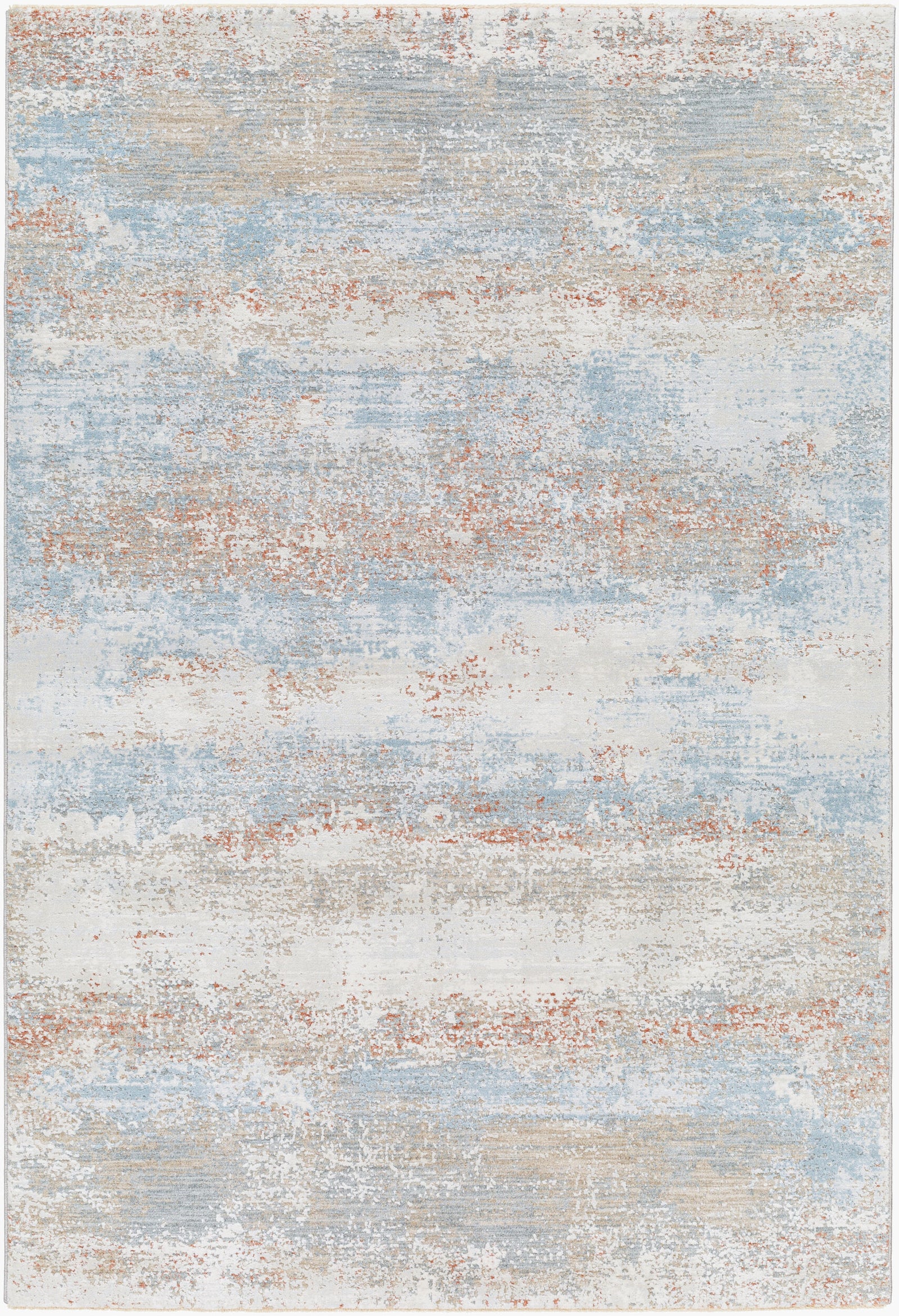 Livabliss Brunswick BWK-2327 Blue/ Tan Area Rug - 5x8