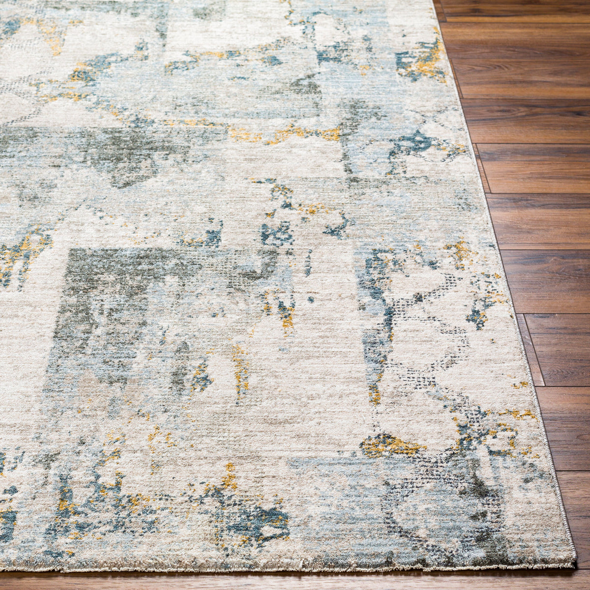 Livabliss Dresden DRE-2301 Sage/Ivory Area Rug Corner URL