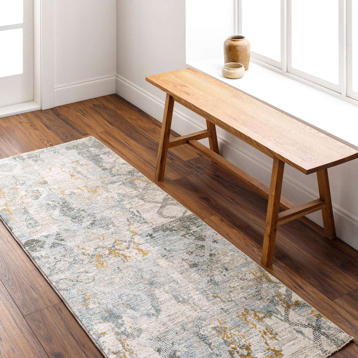 Livabliss Dresden DRE-2301 Sage/Ivory Area Rug Environmental URL