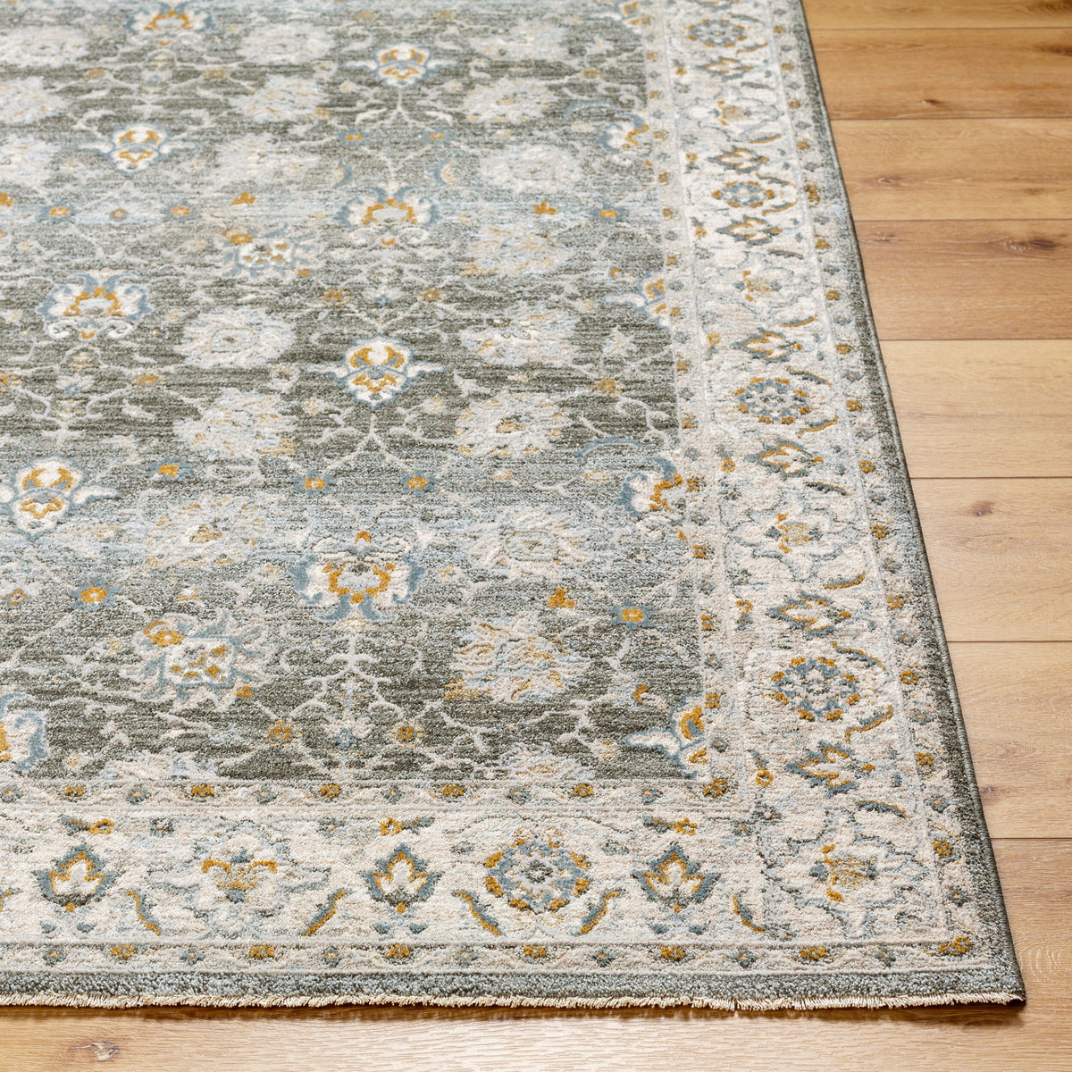 Livabliss Dresden DRE-2312 Olive Area Rug Corner URL