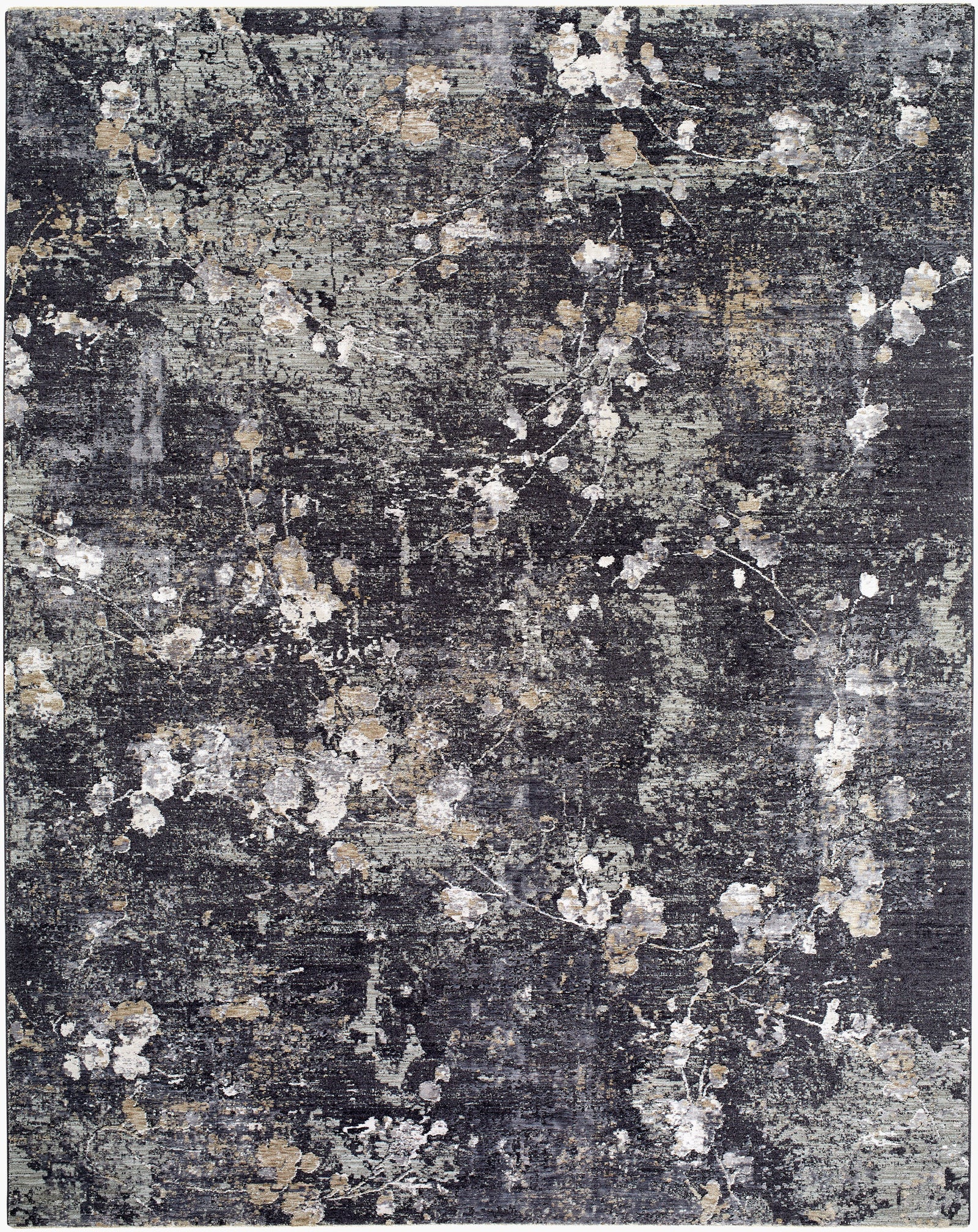 Livabliss Shoal Creek GKK-2315 Black/Grey Area Rug - 5x8