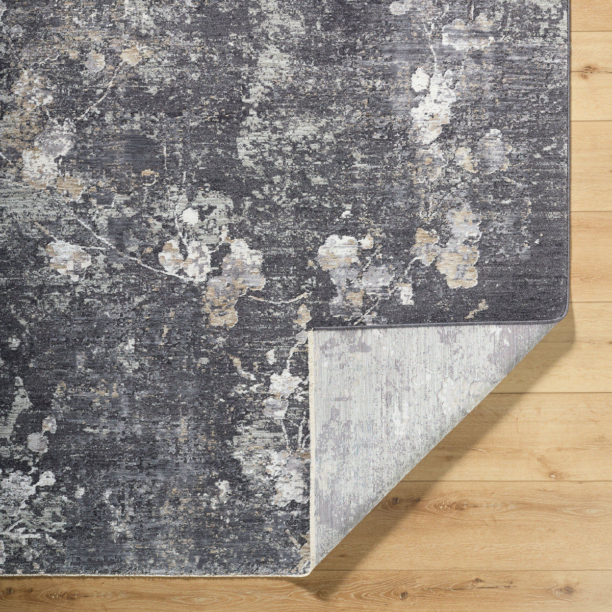 Livabliss Shoal Creek GKK-2315 Black/Grey Area Rug gkk2315-fold.jpg