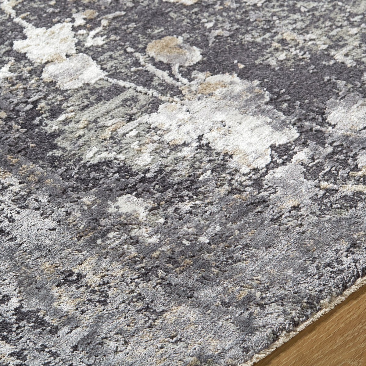 Livabliss Shoal Creek GKK-2315 Black/Grey Area Rug gkk2315-texture.jpg