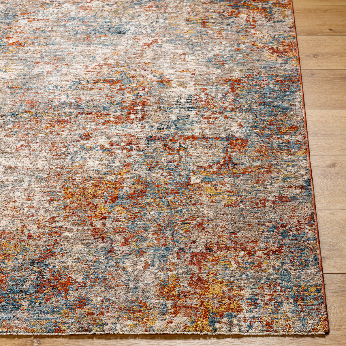 Livabliss Mirabel MBE-2300 Coral/Red Area Rug Corner URL