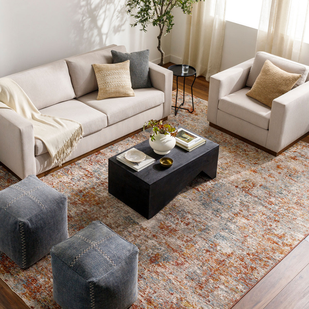 Livabliss Mirabel MBE-2300 Coral/Red Area Rug Environmental URL
