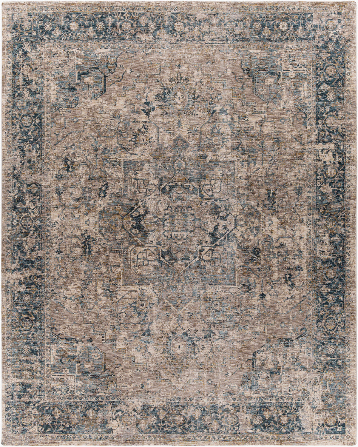 Livabliss Mirabel MBE-2312 Blue/Beige Area Rug - 5x8