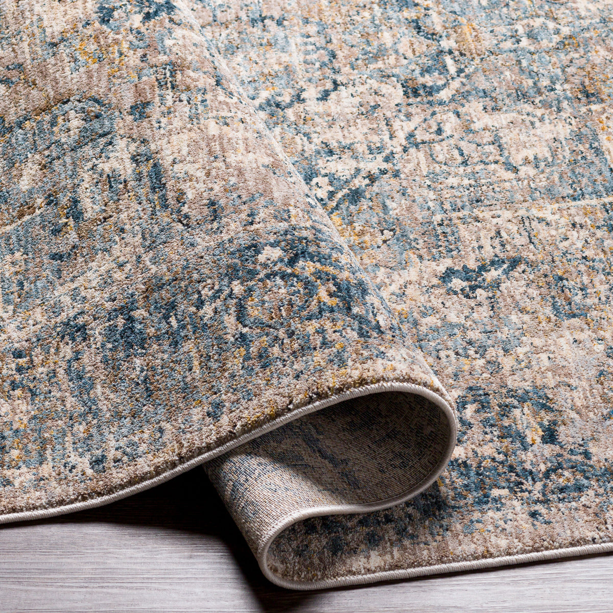 Livabliss Mirabel MBE-2312 Blue/Beige Area Rug Texture URL