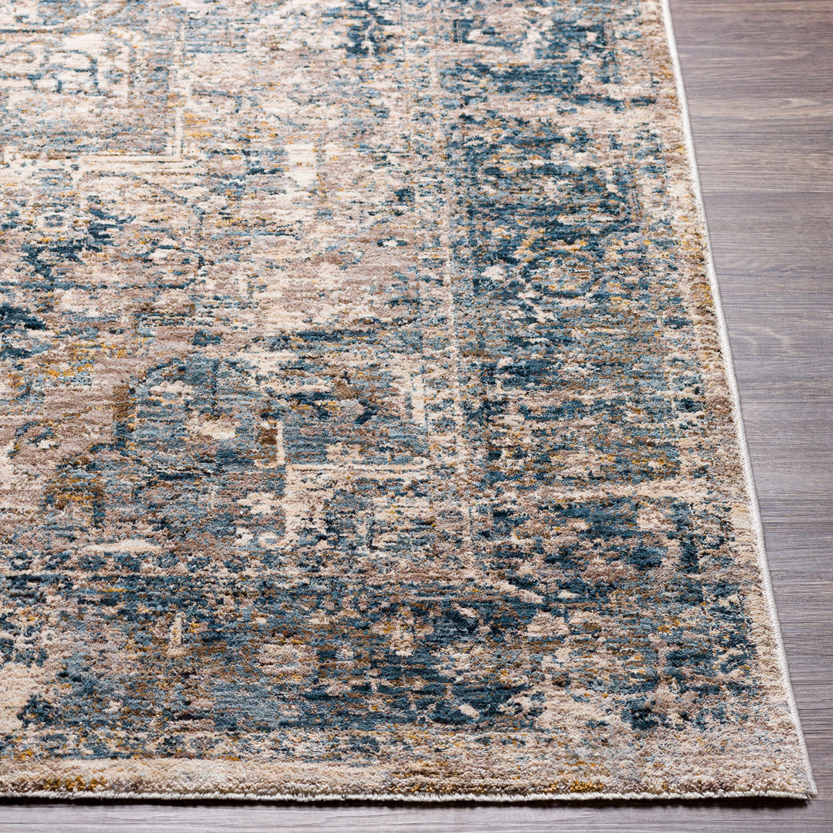 Livabliss Mirabel MBE-2312 Blue/Beige Area Rug Corner URL