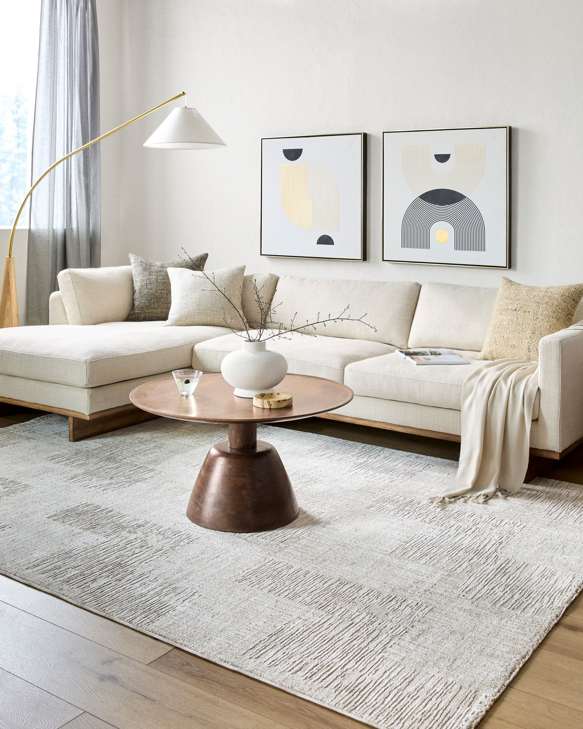 Livabliss Masterpiece MPC-2309 Light Grey Area Rug Environmental URL