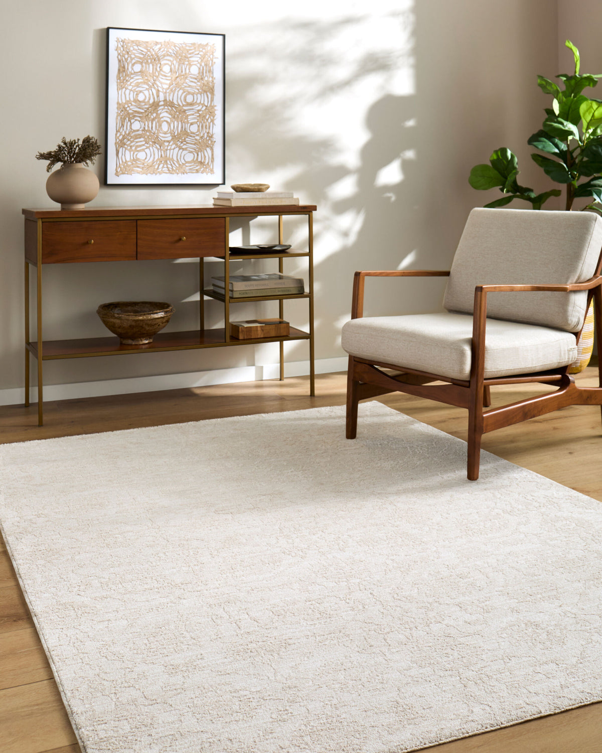 Livabliss Masterpiece MPC-2329 Cream Area Rug Environmental URL
