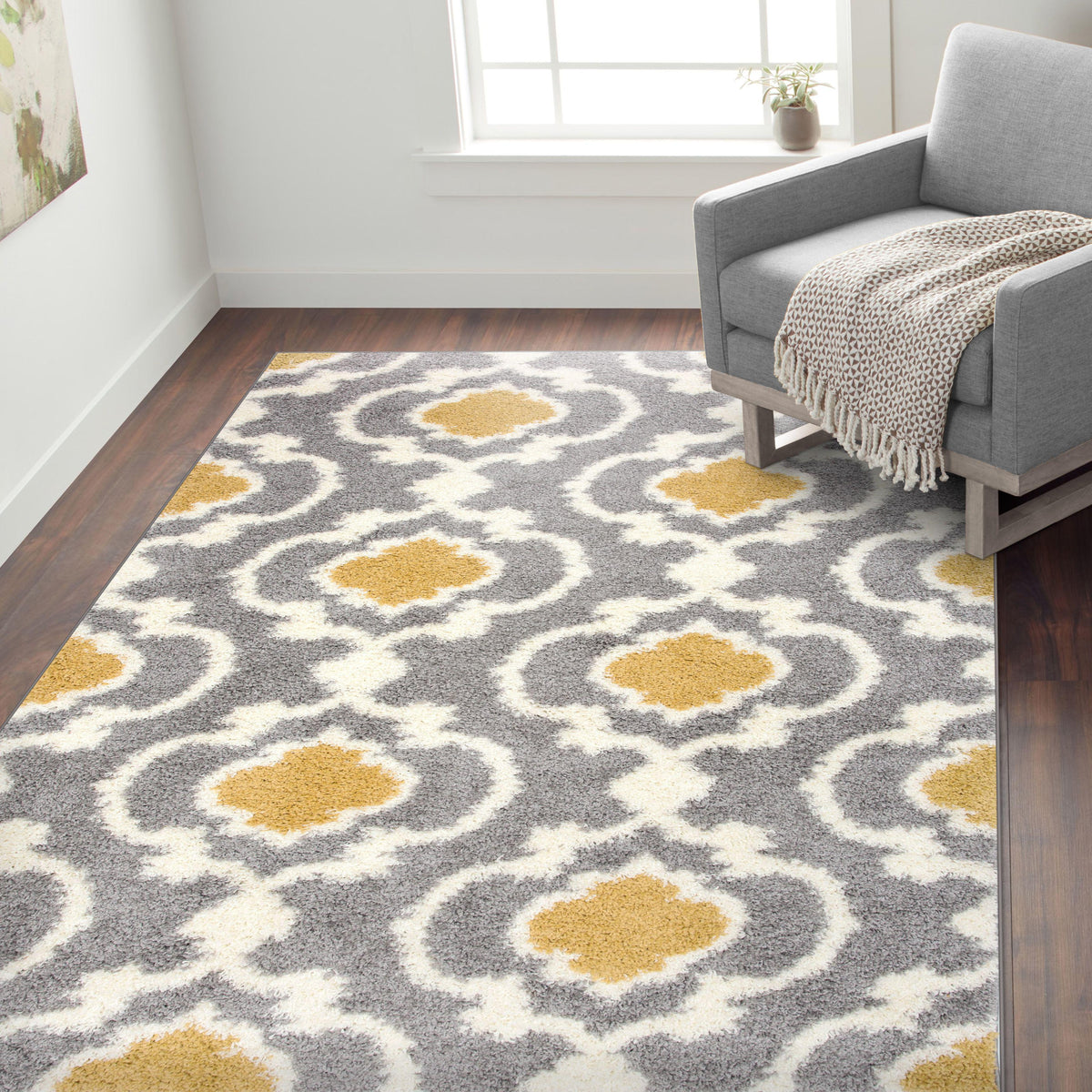 Florida 2525 Yellow Area Rug-Area Rug-World Rug Gallery-The Rug Truck