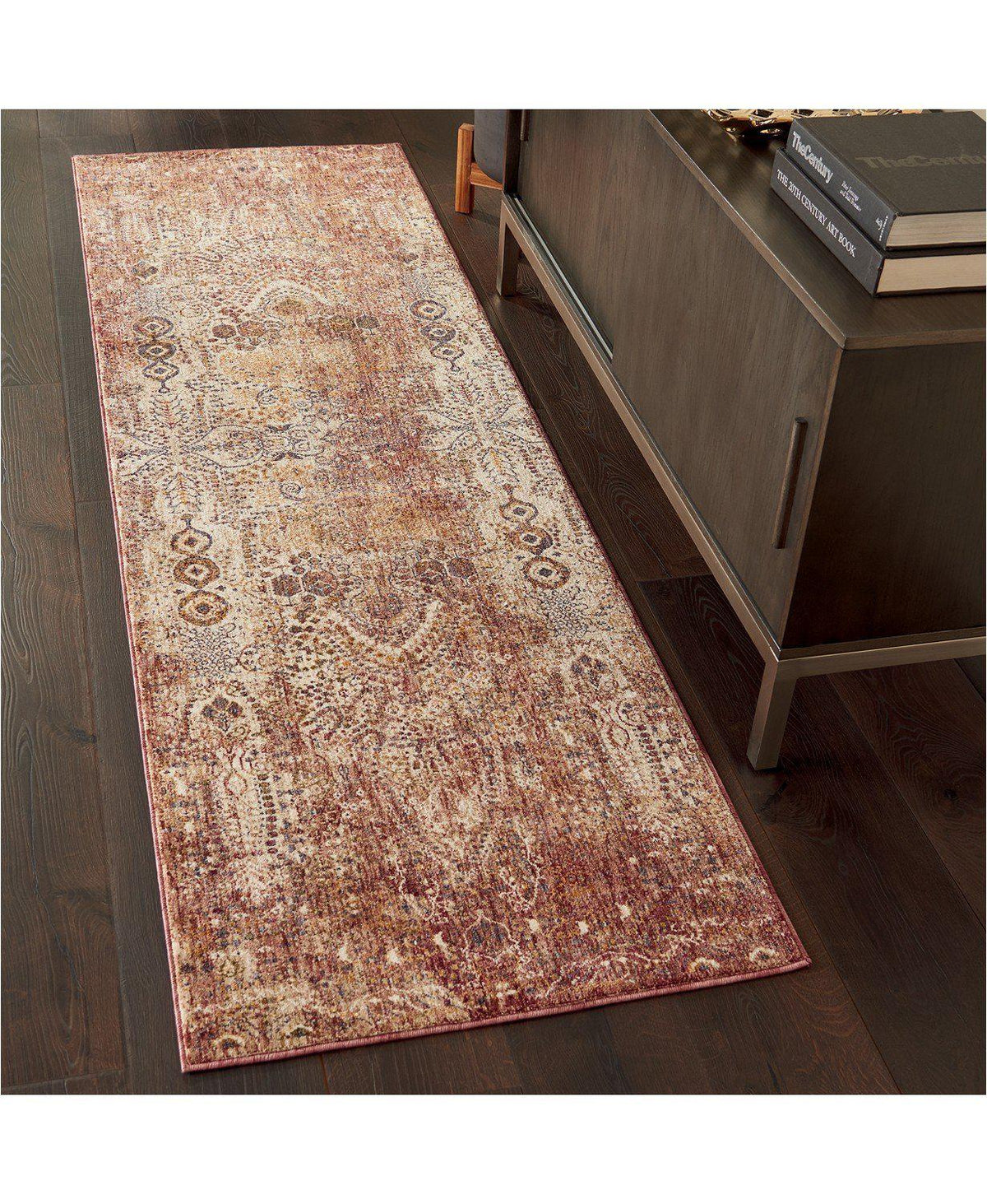 Taza TAZ01 Lavar Red-Area Rugs-Kenneth Mink Home-The Rug Truck