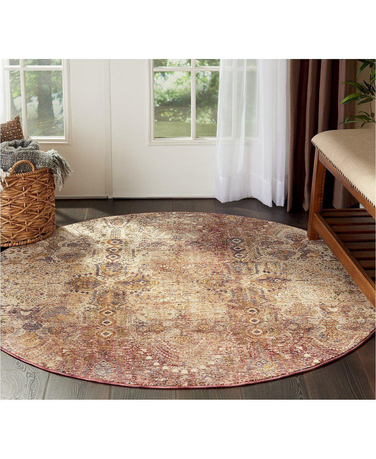 Taza TAZ01 Lavar Red-Area Rugs-Kenneth Mink Home-The Rug Truck