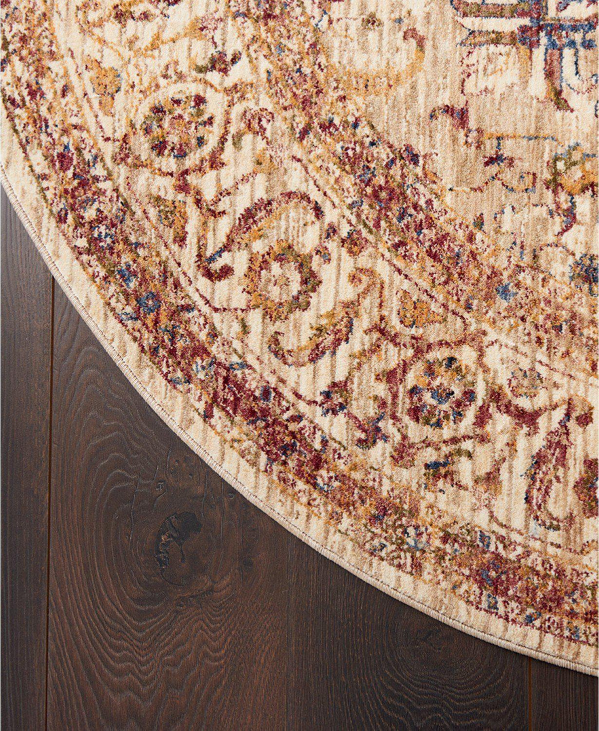 Taza TAZ02 Heriz Beige-Area Rugs-Kenneth Mink Home-The Rug Truck