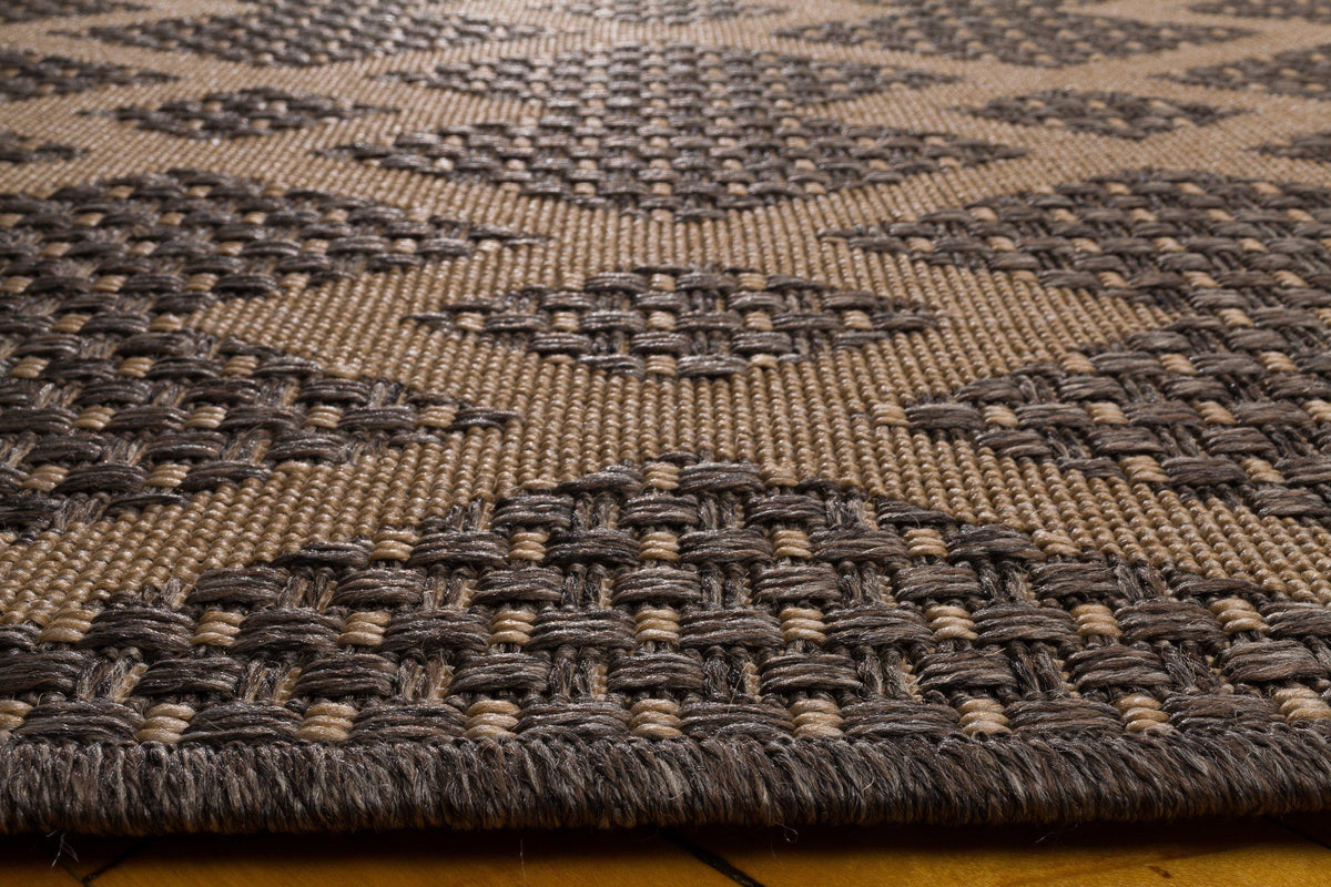 Mykonos Chevron Natural Area Rug-Area Rug-The Rug Truck-The Rug Truck