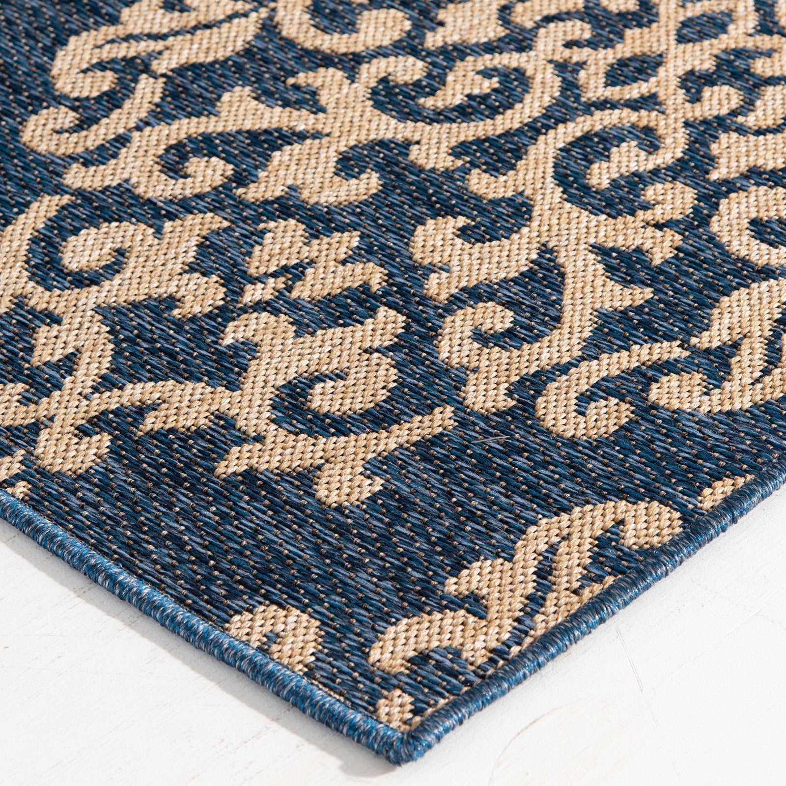 Trisha Yearwood Home Gather - Temptation - Cobalt/Natural-Area Rug-Trisha Yearwood Home-The Rug Truck