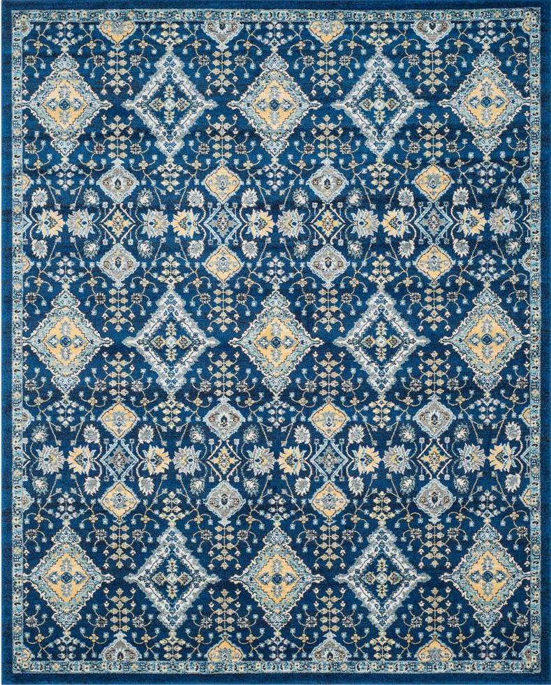 Safavieh Evoke 224 Royal / Ivory-Area Rug-Safavieh-The Rug Truck