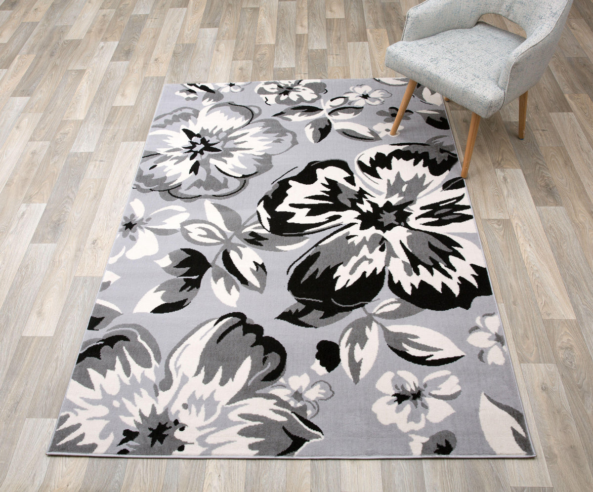 Newport 9098 Gray Area Rug