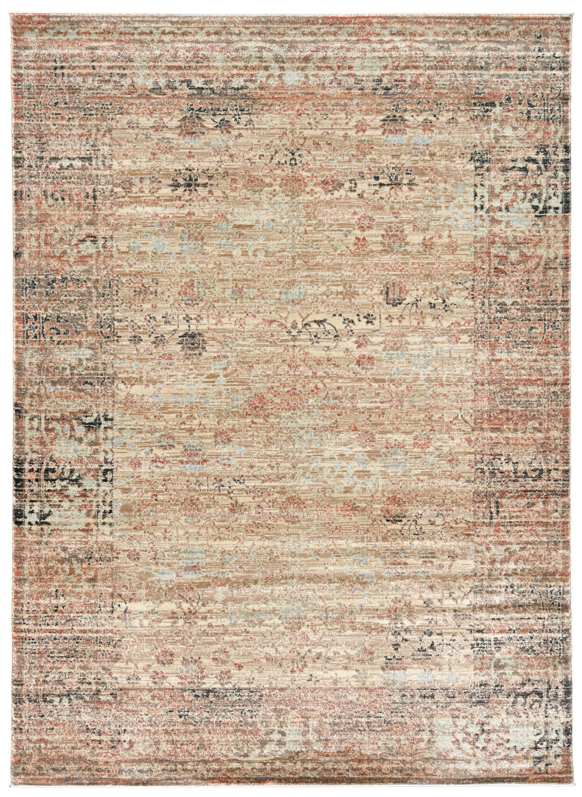Francesca 500 Beige Area Rug (7&#39;10 x 10&#39;6)