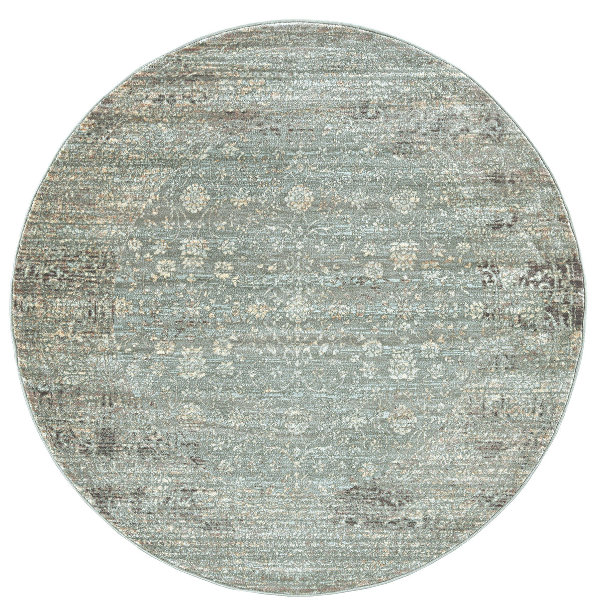 Francesca 500 Green Area Rug (5&#39;3 Round)