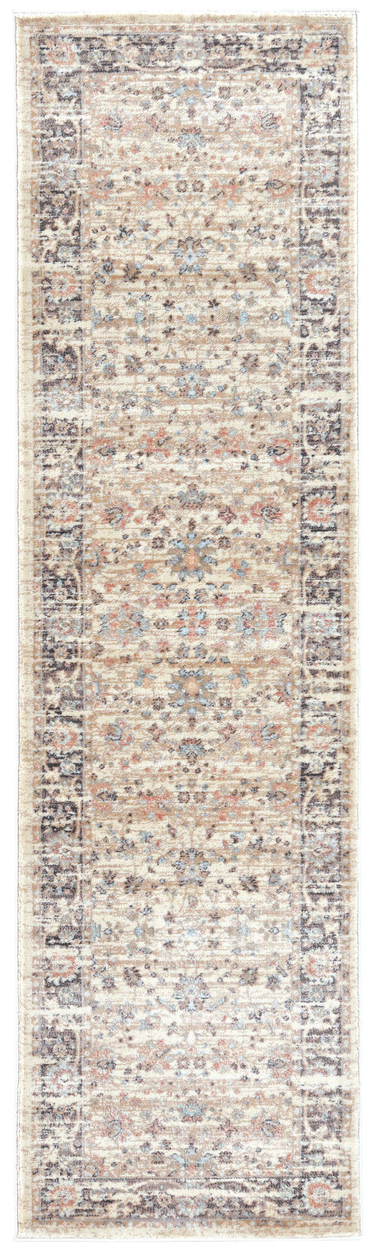 Francesca 501 Light Beige Area Rug (2&#39;2 x 7&#39;7)