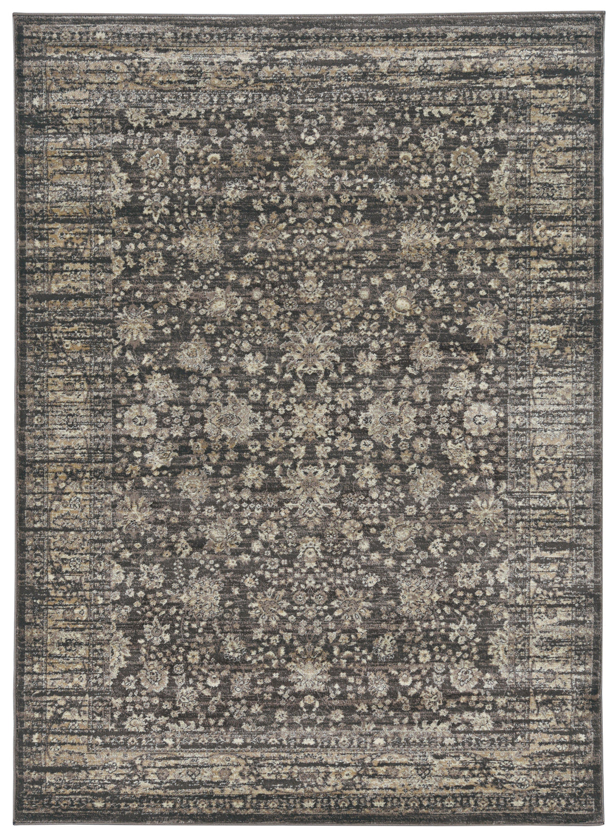 Francesca 501 Light Brown Area Rug (7&#39;10 x 10&#39;6)