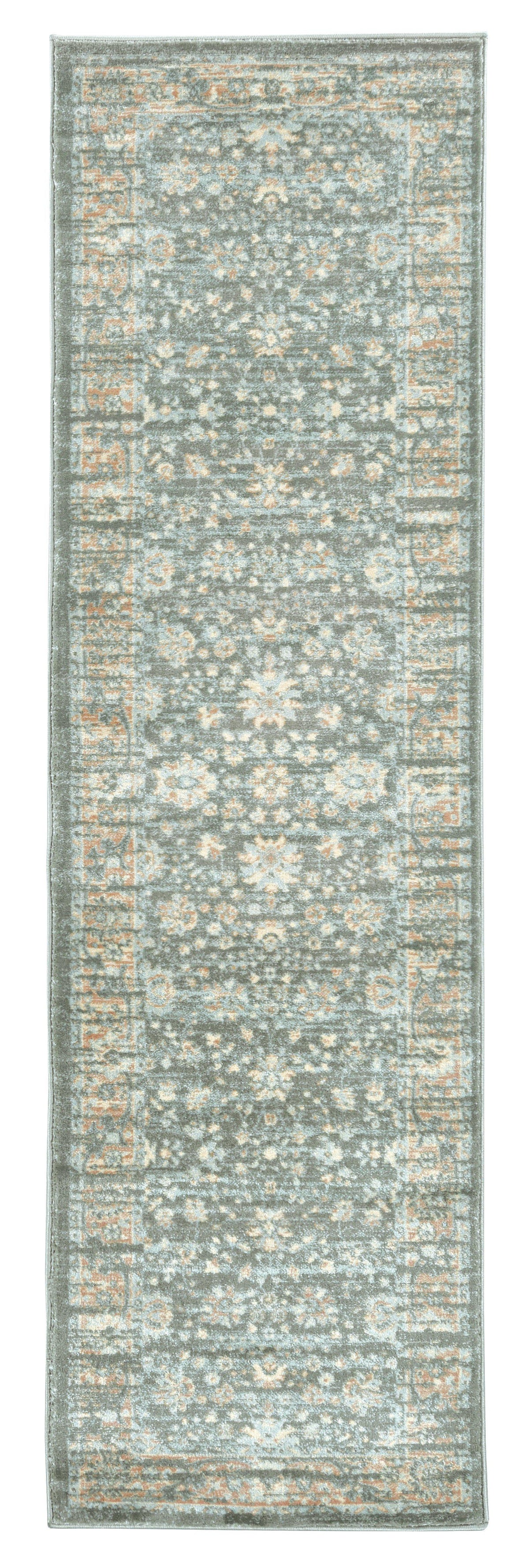 Francesca 501 Light Green Area Rug (2&#39;2 x 7&#39;7)