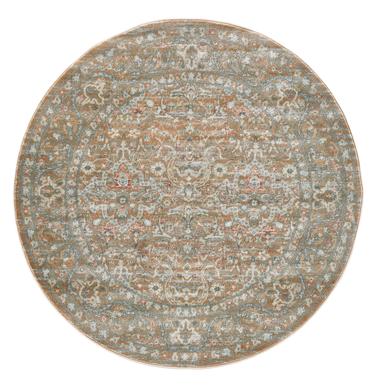 Francesca 502 Beige Area Rug (5&#39;3 Round)