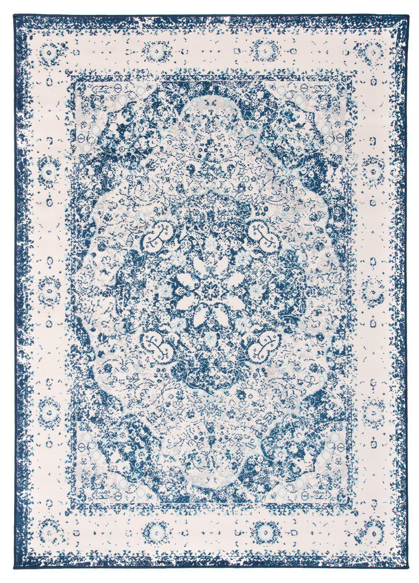 Monaco 830 Blue Area Rug-Area Rug-World Rug Gallery-5' x 7'-The Rug Truck
