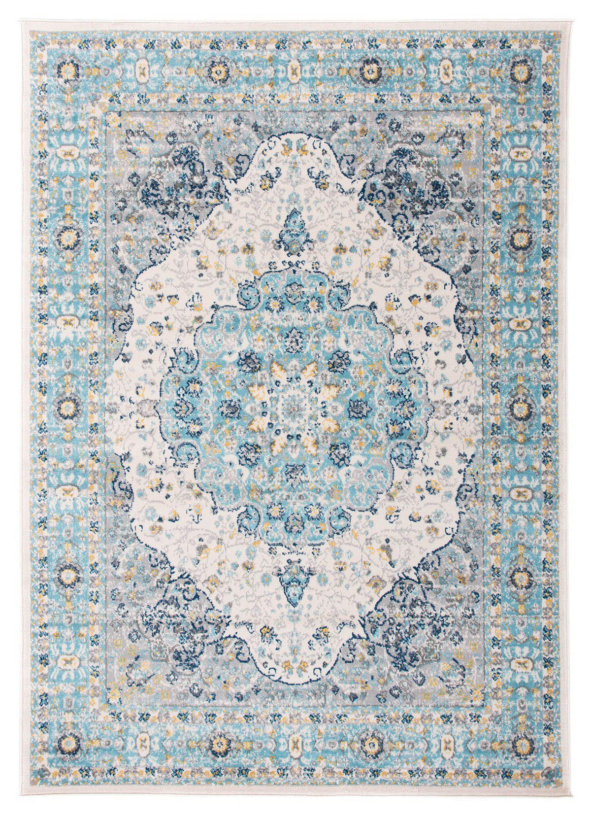 Monaco 830 Cream Area Rug-Area Rug-World Rug Gallery-5&#39; x 7&#39;-The Rug Truck