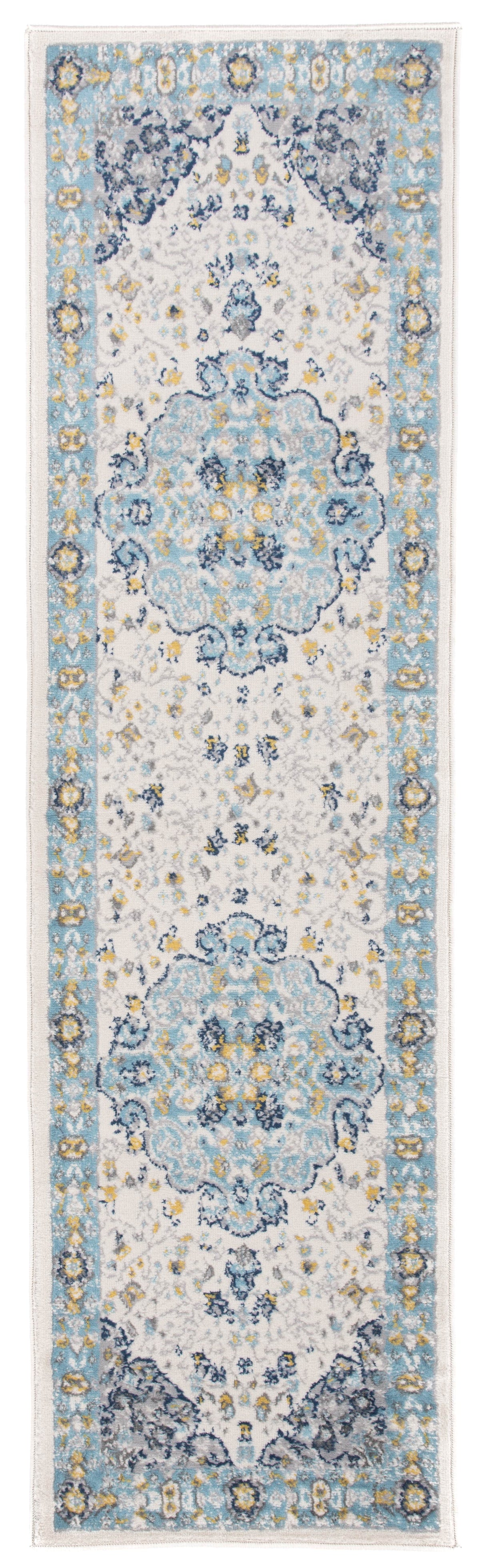 Monaco 830 Cream Area Rug-Area Rug-World Rug Gallery-2&#39; x 7&#39;-The Rug Truck