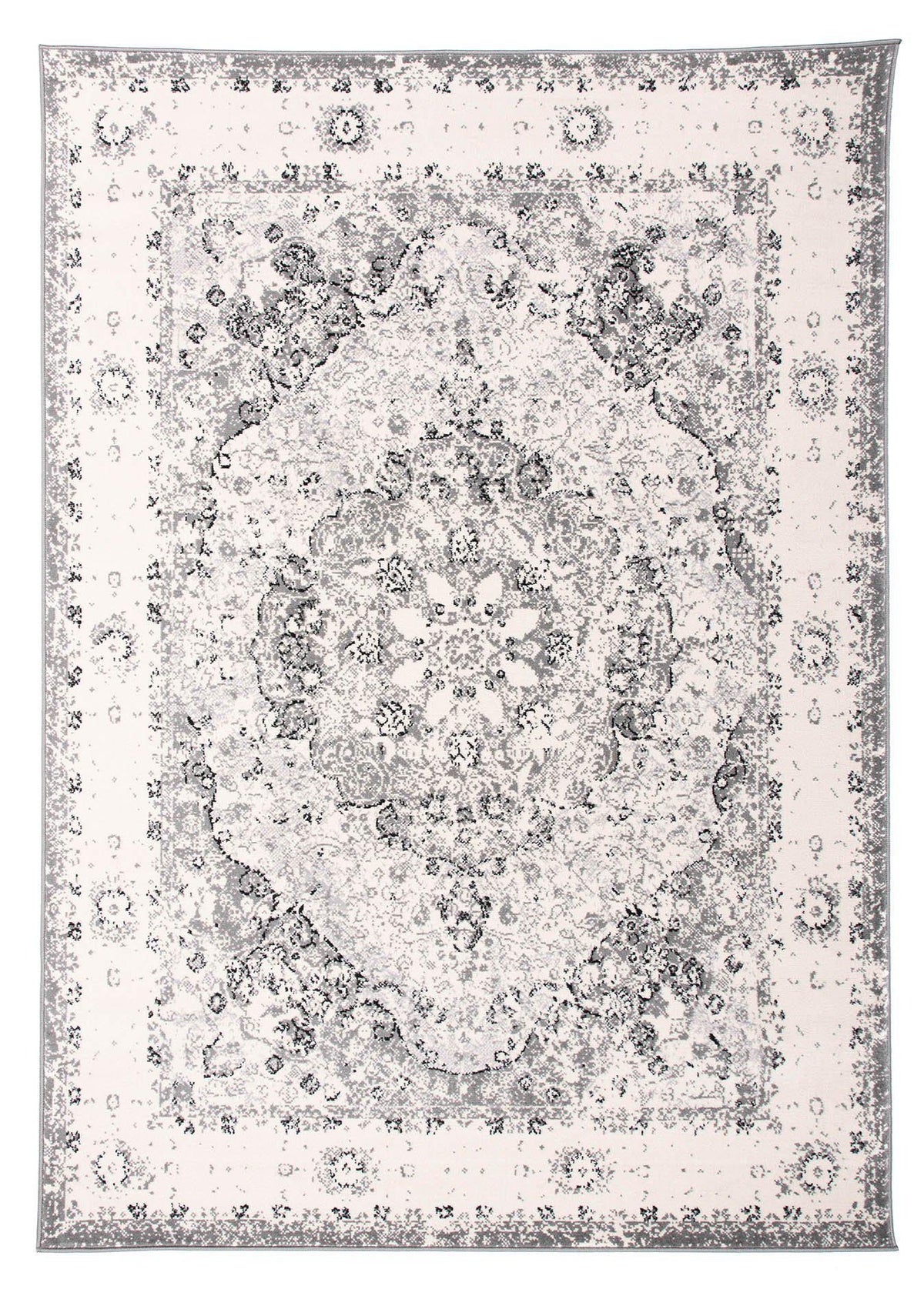 Monaco 830 Gray Area Rug-Area Rug-World Rug Gallery-5&#39; x 7&#39;-The Rug Truck