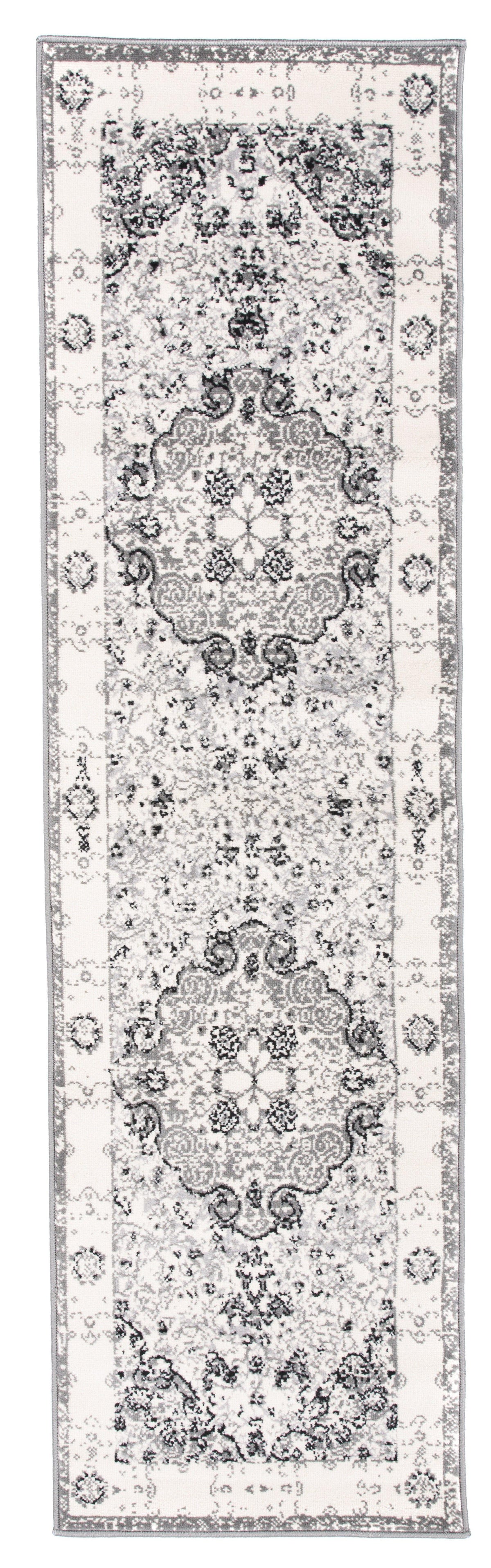 Monaco 830 Gray Area Rug-Area Rug-World Rug Gallery-2&#39; x 7&#39;-The Rug Truck