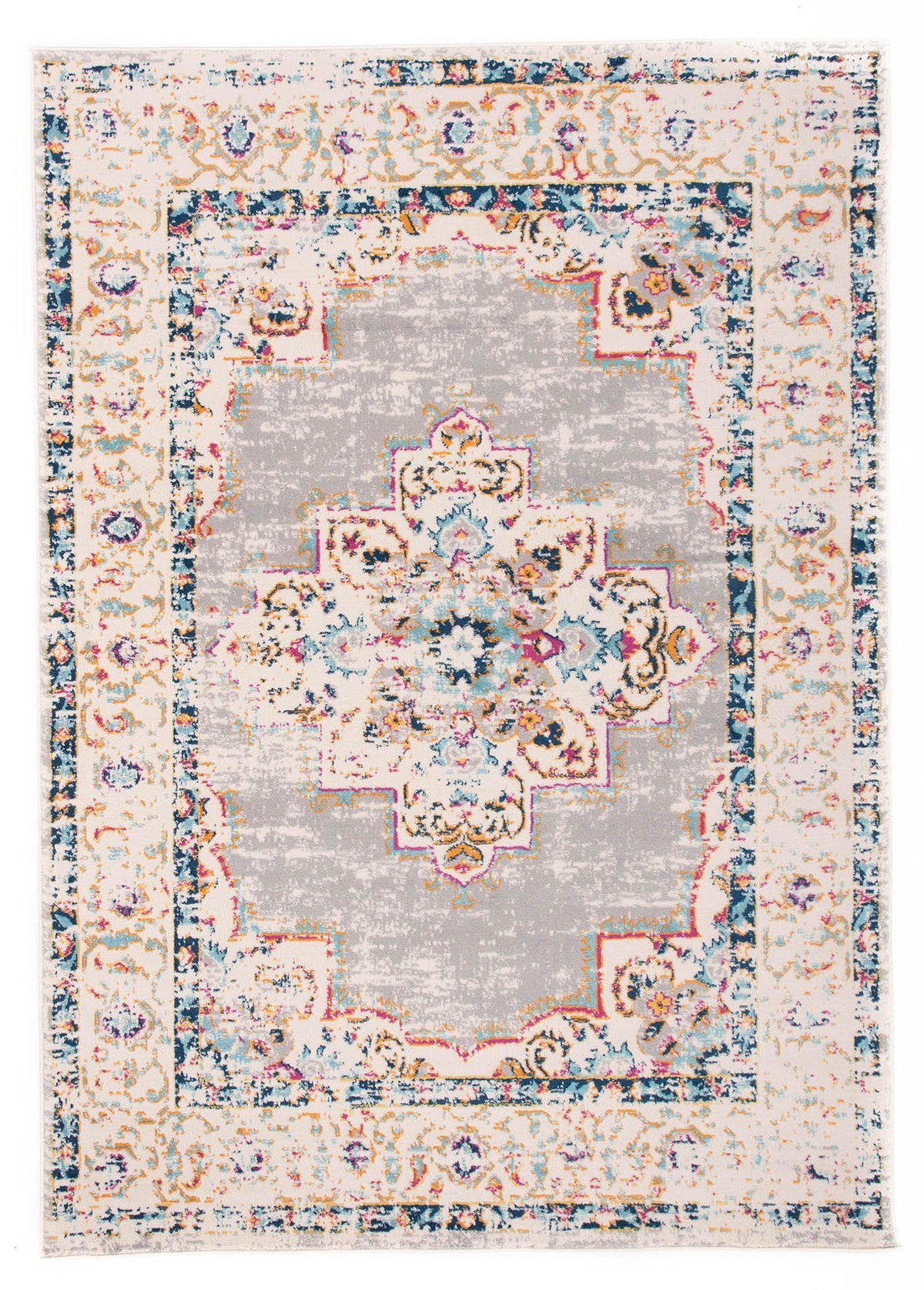 Monaco 832 Gray Area Rug-Area Rug-World Rug Gallery-5&#39; x 7&#39;-The Rug Truck