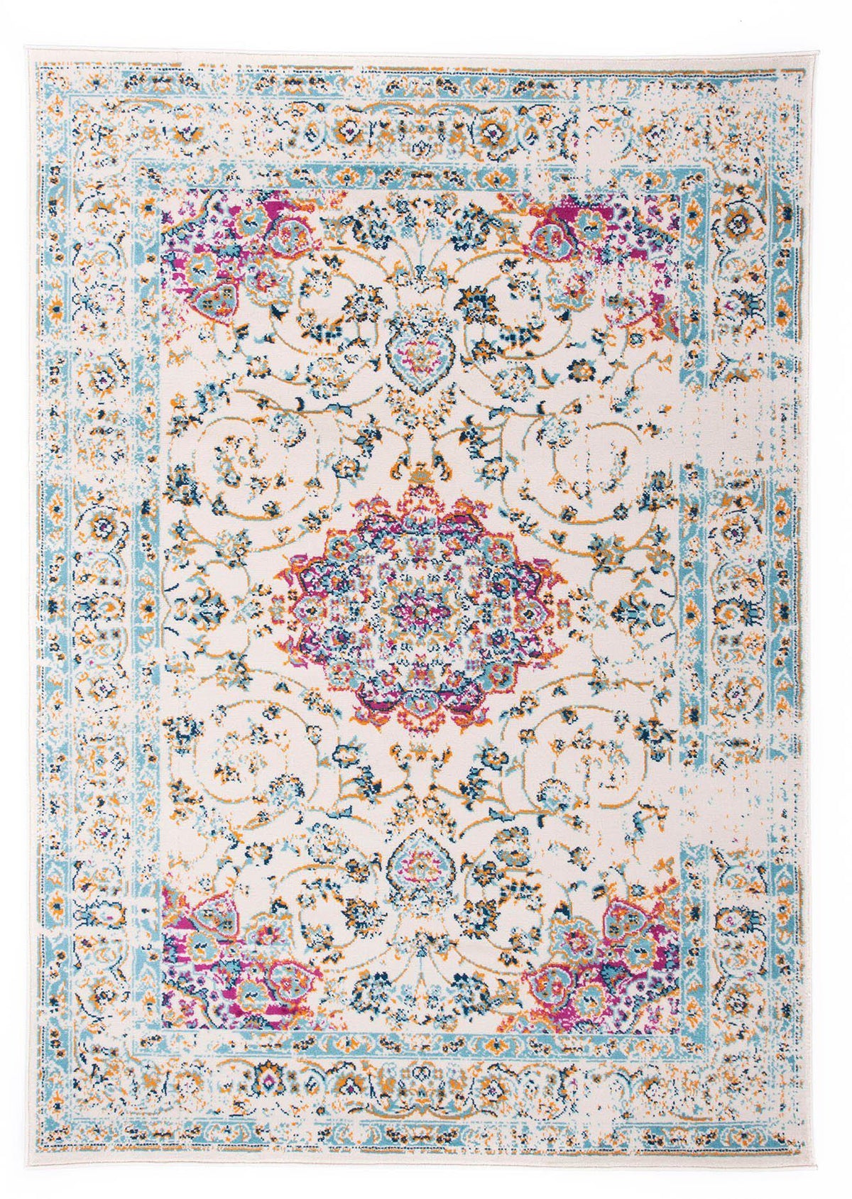 Monaco 833 Pink Area Rug-Area Rug-World Rug Gallery-5&#39; x 7&#39;-The Rug Truck