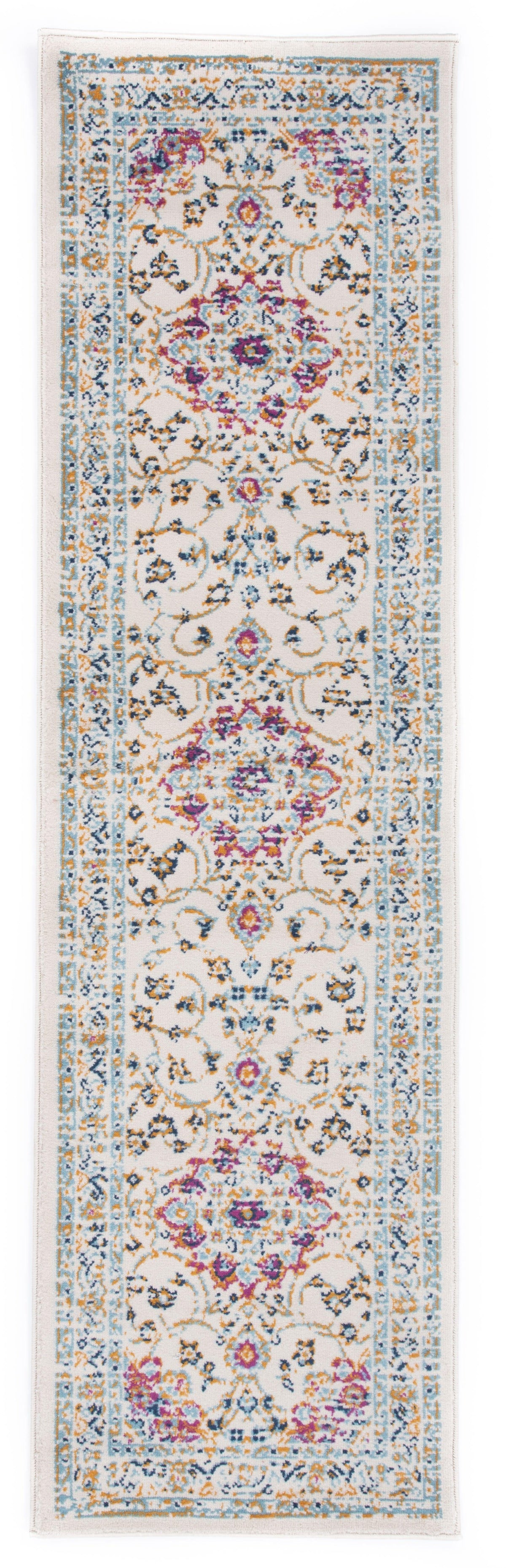 Monaco 833 Pink Area Rug-Area Rug-World Rug Gallery-2&#39; x 7&#39;-The Rug Truck