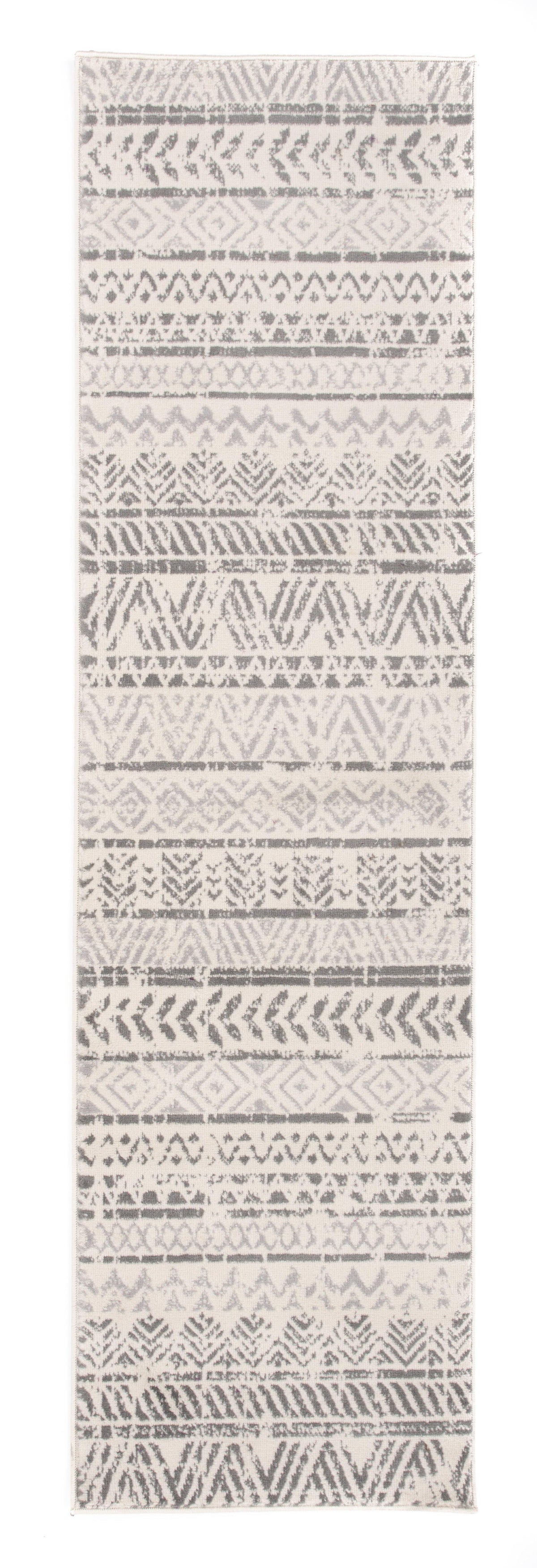 Monaco 843 Gray Area Rug-Area Rug-World Rug Gallery-2&#39; x 7&#39;-The Rug Truck