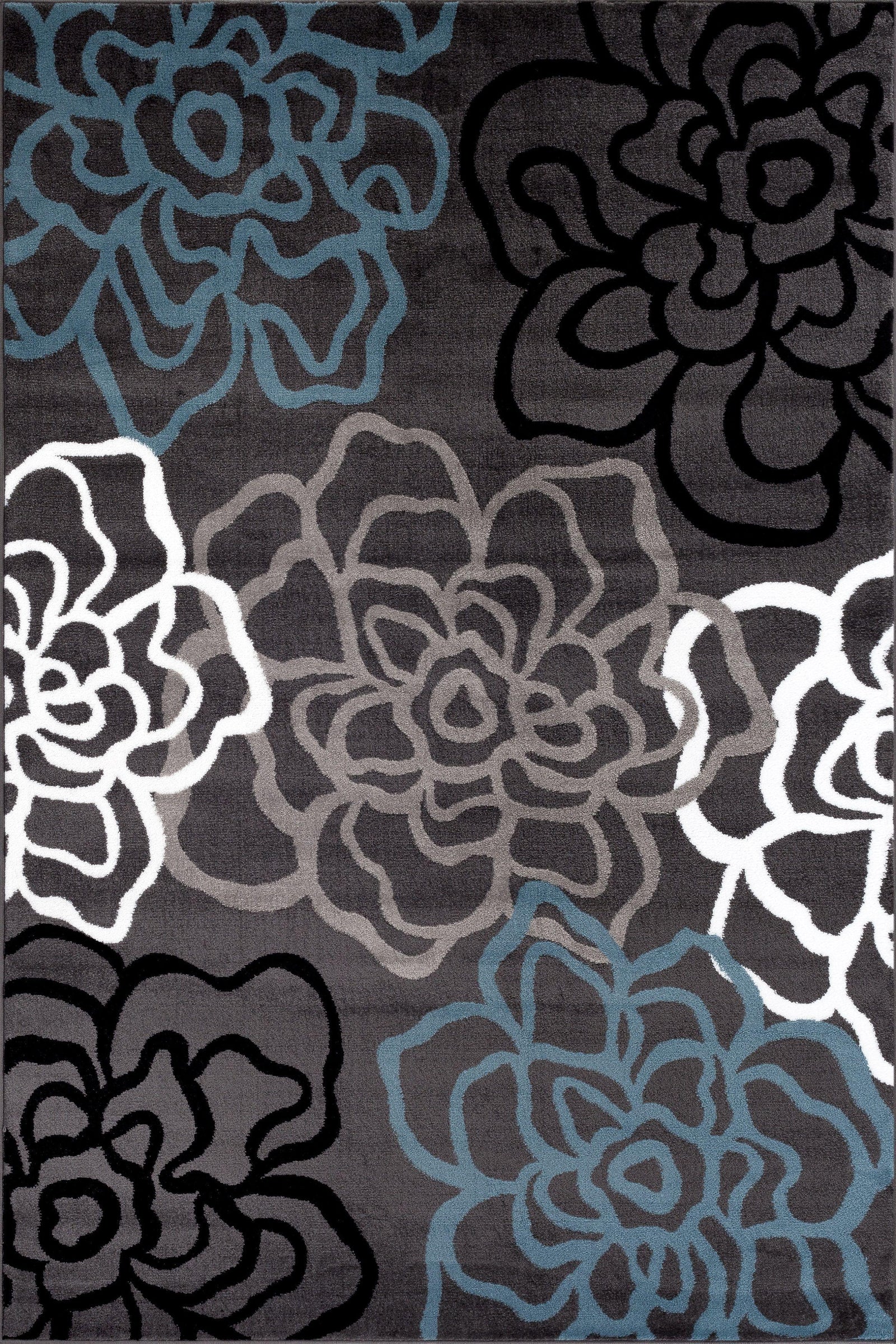 Alpine 108 Gray Area Rug-Area Rug-World Rug Gallery-2' x 3'-The Rug Truck