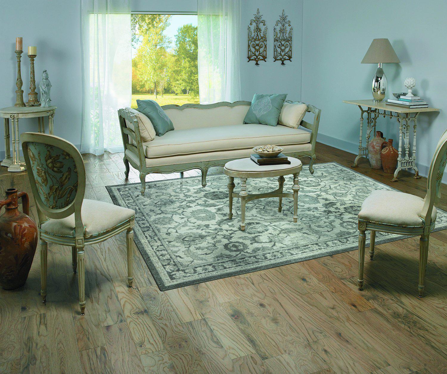 Karastan Euphoria New Ross Ash Grey-Area Rug-Karastan-3' 6"x5' 6"-The Rug Truck