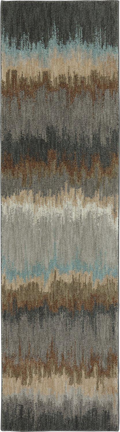 Karastan Euphoria Cashel Abyss Blue-Area Rug-Karastan-2&#39; 4&quot;x7&#39; 10&quot;-The Rug Truck